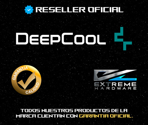 Gabinete Deepcool 4 Fans Cg530 4f Doble Cámara Panorámico Bk Negro