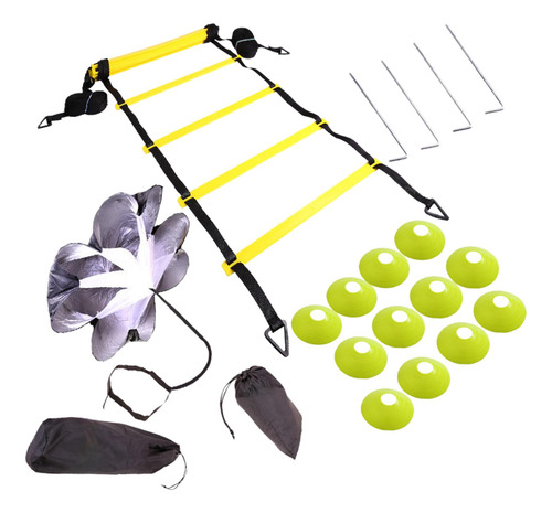 El Conjunto De Entrenamiento Agility Ladder Color Aleatorio