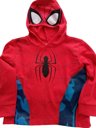 Buzo Con Capucha Hombre Araña Lic.originall Imp.talle 2