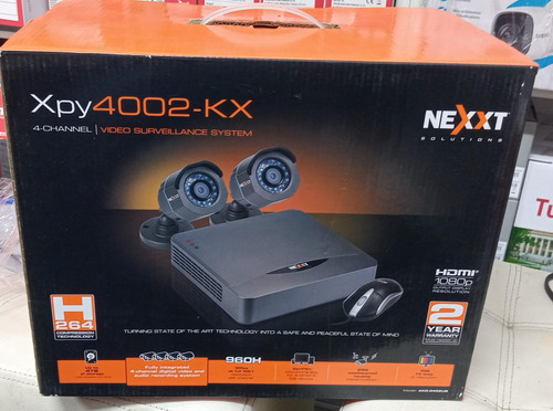 Kit De 2 Camaras Dvr Con Disco 1/2 Y Accesorios Xpy 4002-kx