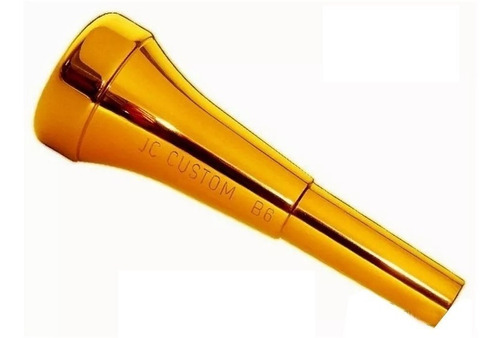 Bocal Trompete Jc Custom Mod Resonance B6 Gold B 6 Dourado B