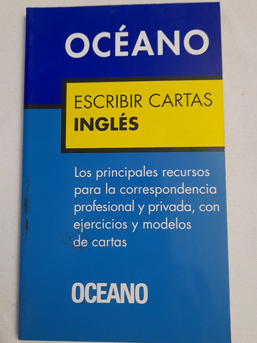 Libro Escribir Cartas En Ingles / Oceano 1994