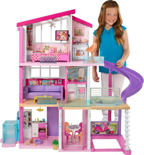 Barbie Casa De Muñecas Dreamhouse Con Ascensor Accesible P.