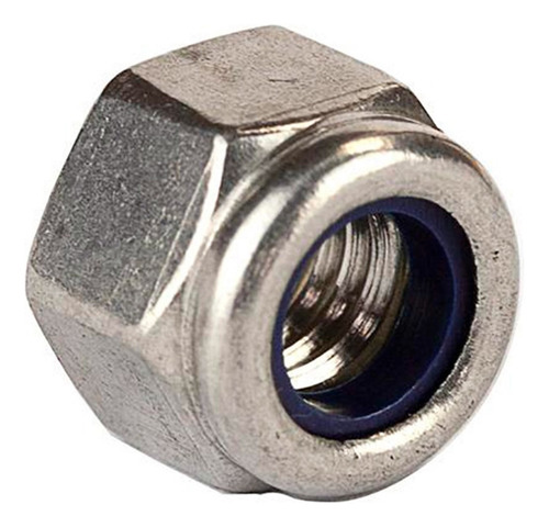 Porca Travante M4 Parlock Com Nylon Inox 304 - 100 Peças