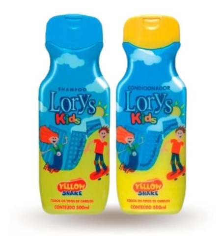 Imagem 3 de 4 de Kit Lorys Kids Yellow Sh+co + Fralda Babysec Ultrasec Xg 36u