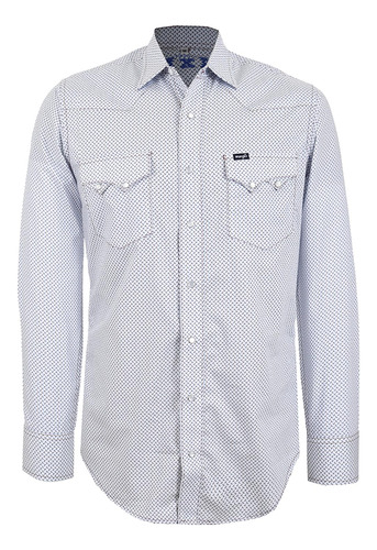 Camisa Vaquera Wrangler Hombre Manga Larga U102