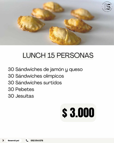 Servicio De Lunch A Su Medida En Zona De Carrasco Norte