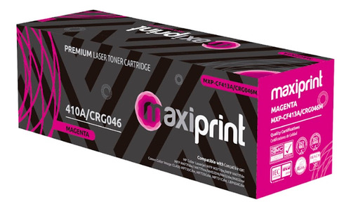 Toner Maxiprint Compatible Hp Magenta Cf413a Canon Crg046m