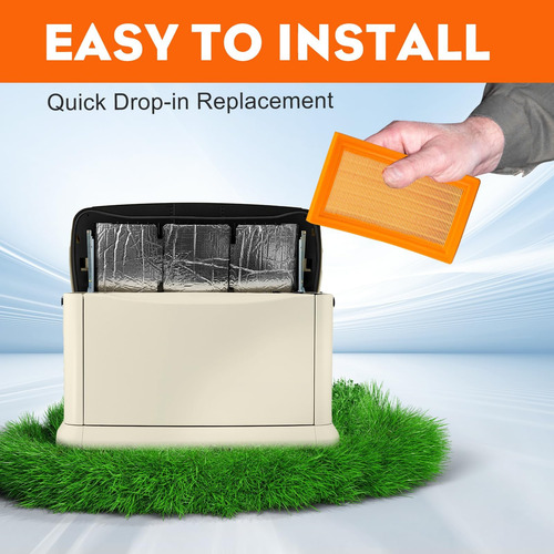 Filtro De Aire Para Generador Generac 14 A 22kw 0j8478