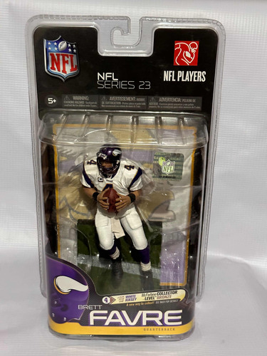 Brett Favre Nfl Mcfarlane Minnesota Vikings Serie 23 Seriado