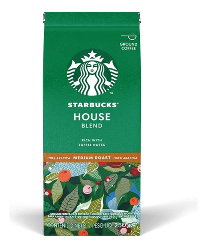 Starbucks - Café Tostado Y Molido - House Blend X 250gr