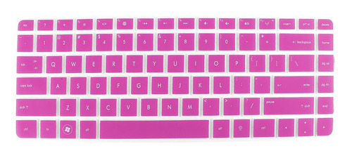 Qtqgoitem Fucsia Laptop Teclado Protector Pelicula Para G6