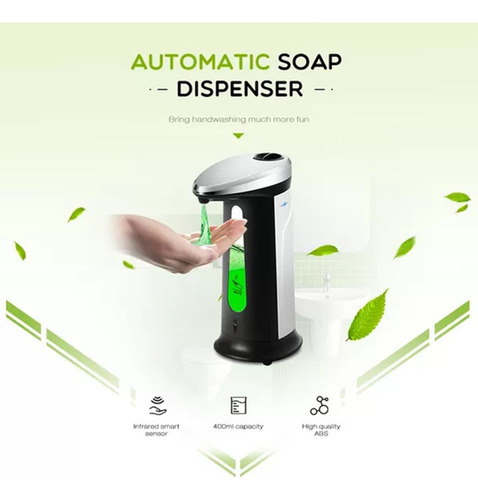 Dispensador Automático Sin Jabón Para Baño Y Cocina