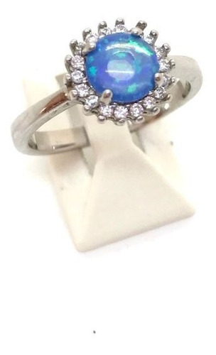 Imagen 2 de 8 de Anillo De Plata Importado Moon Stone ( Piedra De Luna)