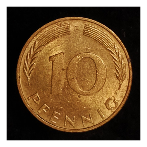 Alemania 10 Pfennig 1973 F Excelente Km 108