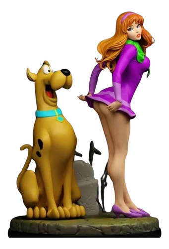 Diorama Scooby Y Dafne Sexy De Scooby Doo Impreso En 3d