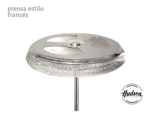 Cafetera Prensa Francesa Hudson Embolo 800 Ml Vidrio Y Acero | Envío gratis