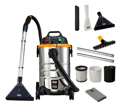 comprar Wap Home Carpet Cleaner Pro 30 extratora amarelo e preto 127V em aço inoxidável