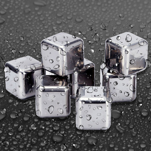 Js Cubitos De Hielo Reutilizables Whiskey Stones De Acero