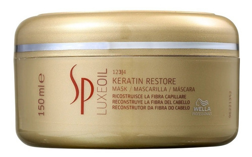  Wella Sp Luxe Oil Máscara Keratin Restore 150ml 