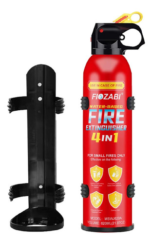 Fiozabi 1 Extintor Incendio Portatil 4 Soporte Para Casa 5k