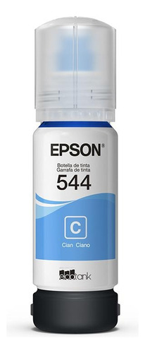 Botella De Tinta Epson T544220-al Cian 65ml
