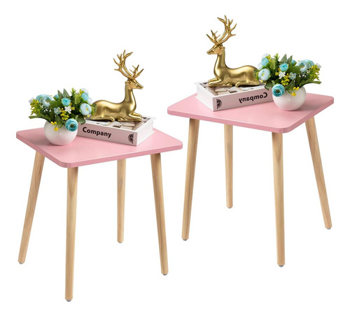 Mesa Auxiliar Moderna De Madera Para Espacios Pequeños