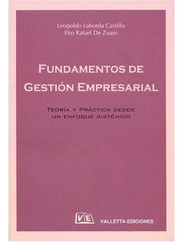 Libro Fundamentos De Gestión Empresarial De Leopoldo Laborda