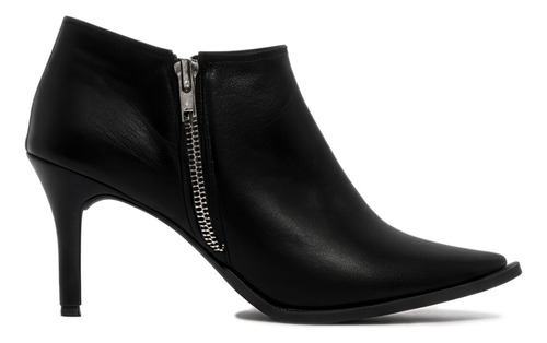 Botas Mujer Botinetas Taco Aguja Punta Fina Elegantes Ivonne