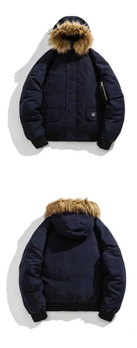 Chaqueta Cálida De Invierno Con Capucha Acolchada De Algodón Para Hombre, Casual, Unisex