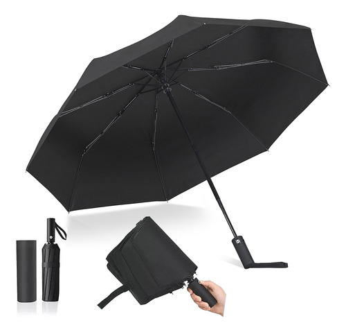 Paraguas Sombrilla Anti-ultravioleta Doblar Botón Automático