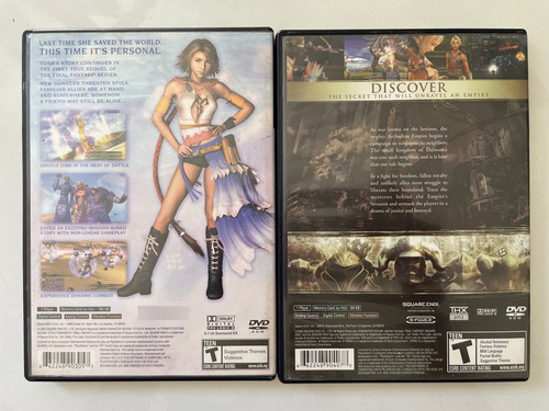 Final Fantasy X-2 + Xii Playstation 2 Original