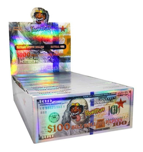 Caixa De Seda Dólar Com Piteira - Tabacaria