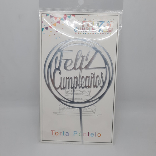 Toppers Feliz Cumpleaños 12 Unidades