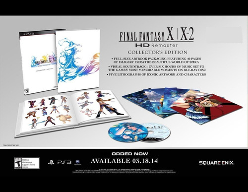 Final Fantasy X-x2 Collector's Edition Ps3 Envio Rapido