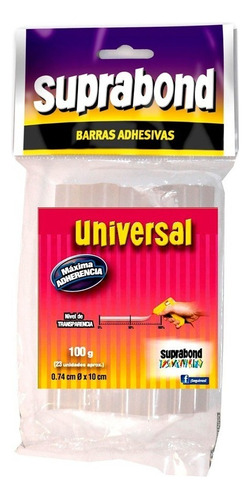 Barra Adhesiva Universal Transparente 074 X 10cm Bolsa X23