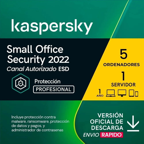 Kaspersky Small Office Security 5 Pc 1 Servidor 12 Meses