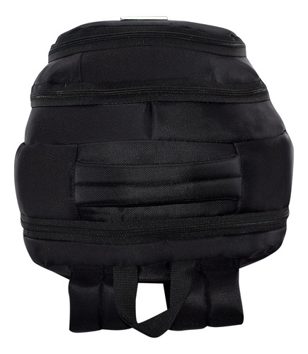 Mochila Kenneth Cole® New York Porta Laptop 16 Impermeable Color Negro Diseño De La Tela Lisa