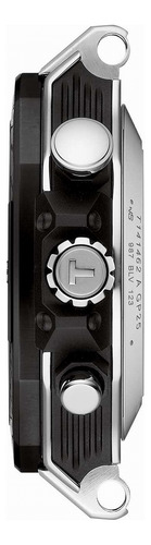 Reloj Tissot T-race Motogp Automatic Chrono T1414622704100 Negro Negro Plateado