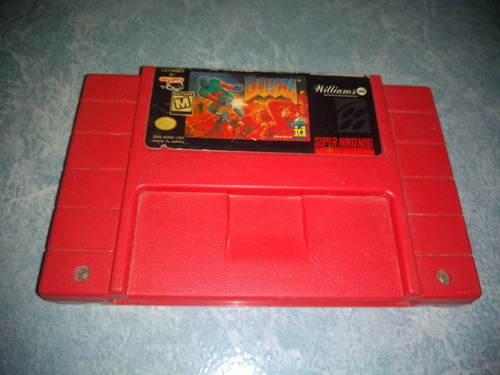 Super Nintendo Snes Video Juego Doom Original Fisico