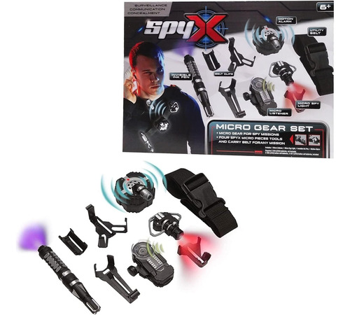Set Spyx/micro Gear: Kit De 4 Juguetes Espia Reales Y Aju...