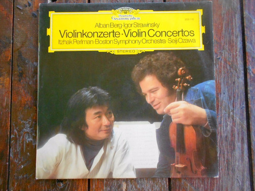  Berg/stravinsky Violinkonzerte Lp Vinilo Aleman. Impecable