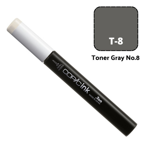 Refil Copic Ink Para Sketch Ciao Classic Cor Toner Gray 8