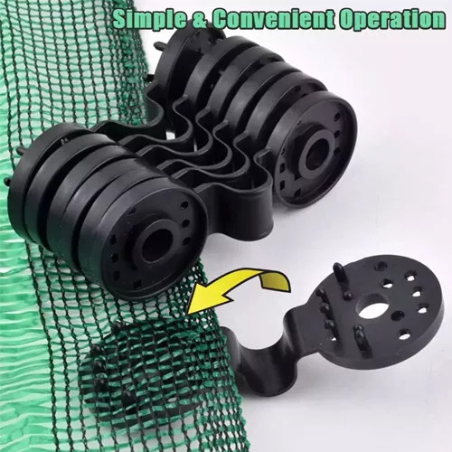 50 Peças De Tecido Lock Grip Sun Shade Net Fix Shade