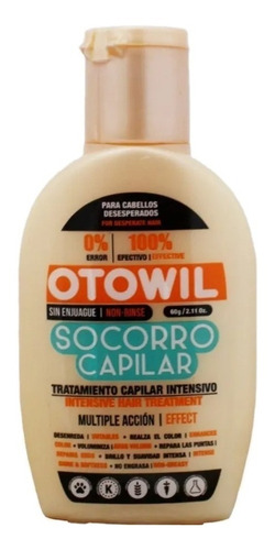 Otowil Socorro Capilar Reparador Sin Enjuague Vegano 60g