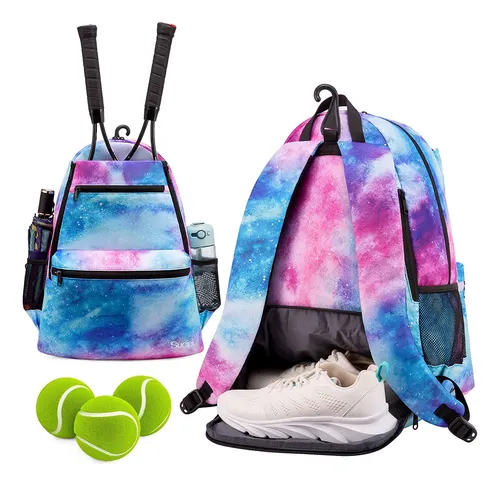 Bolso Raquetero Mochila Para 2 Raquetas Comp. Zapatillas 14