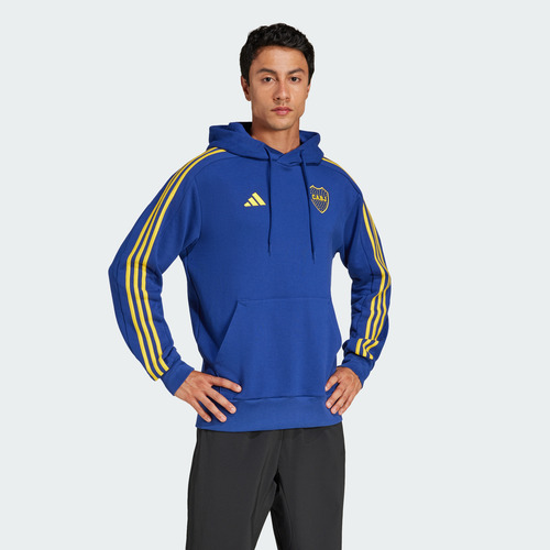 Buzo Con Capucha Boca Juniors Dna Jf0414 Adidas