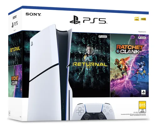 Playstation 5 Slim Standard 1tb Bundle Con 2 Juegos Físicos