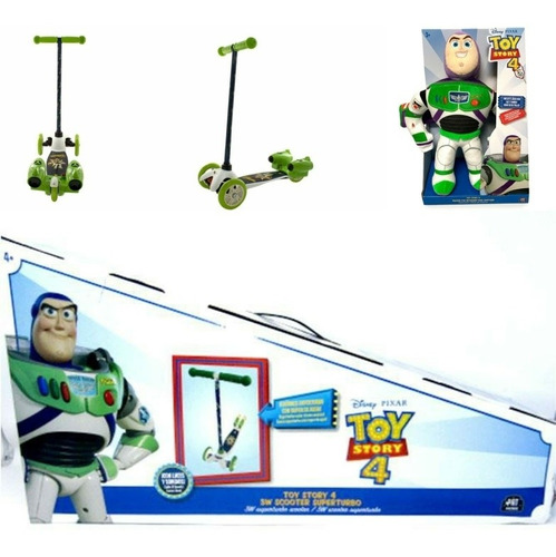 Toy Story Scooter Luz Sonido Y Humo + Figura 30cm Sonido