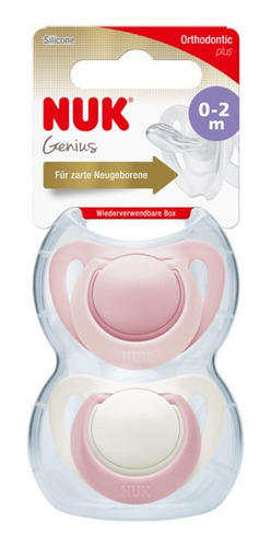 Chupete Nuk Sil Genius Niña 0m+2u - Bebés Y Niños